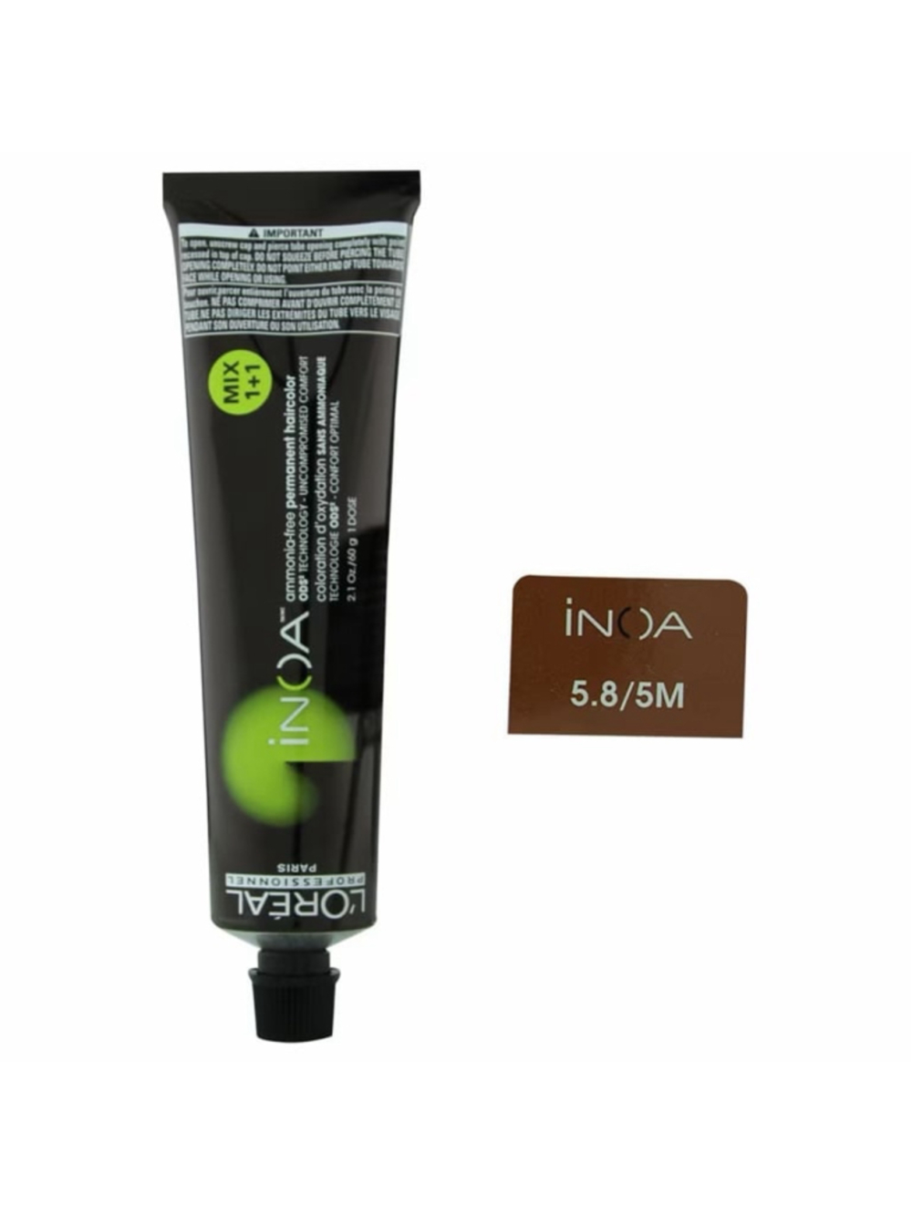 L'Oréal Paris INOA Ammonia-Free Permanent Hair Color 5.8/5M